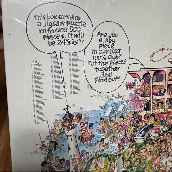 SEALED Vintage Compuware 100% Club 1993 Bermuda Puzzle - Picture 2 of 9